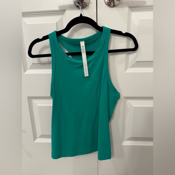 Lululemon Align Waist Length Racerback Tank Top 10 Kelly Green - Picture 2 of 5